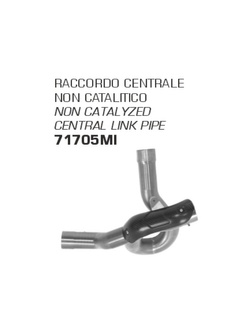 Rura środkowa Arrow bez katalizatora - Ducati Multistrada 1260 / 1260S [18-20]