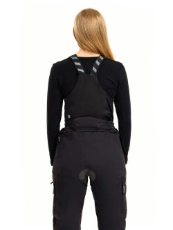 Ocieplacz z szelkami damski Rukka Wind-R czarny