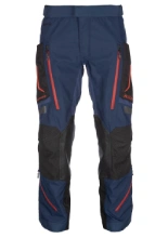 Spodnie motocyklowe tekstylne Klim Badlands Pro niebiesko-czerwone