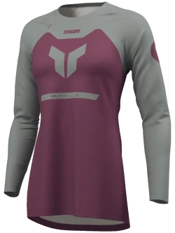 Bluza enduro damska Thor Ridemode fioletowo-szara