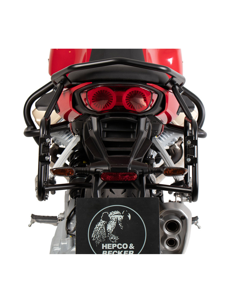 Stelaż kufrów bocznych Hepco&Becker Moto Guzzi V100 Mandello / S (22-) montowany na stałe