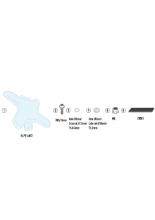 Osłona lampy przedniej Kappa Yamaha Tenere 700 (25-) przezroczysta