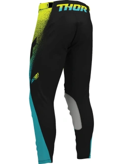 Spodnie cross Thor Launchmode Air czarno-niebieskie-fluo
