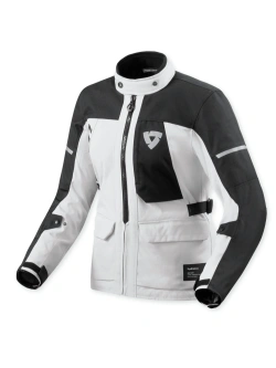 Kurtka motocyklowa damska tekstylna REV’IT! Convergent H2O szaro-czarna