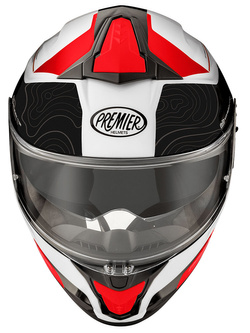 Kask integralny Premier Evoluzione DK2 biało-czerwono-czarny