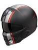 matt black/red