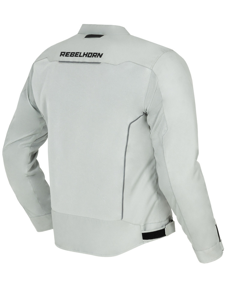 Kurtka motocyklowa tekstylna Rebelhorn Wave szara