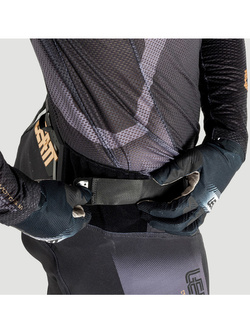 Spodnie cross Leatt Moto 5.5 I.K.S Stealth czarno-szare