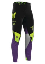 Spodnie cross Thor Sportmode Carbon czarno-fioletowy-fluo