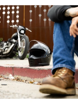 Kask integralny Biltwell Lane Splitter Solid czarny