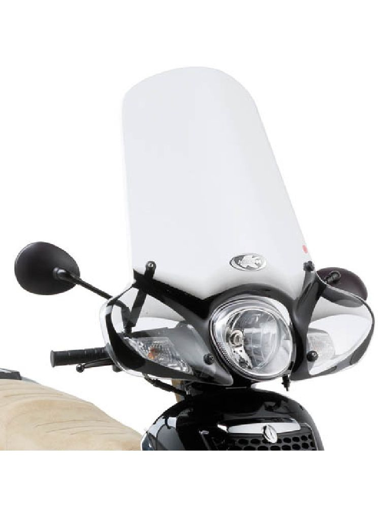 Szyba motocyklowa Kappa przezroczysta Aprilia Scarabeo 125/ 200 (07-06/11)
