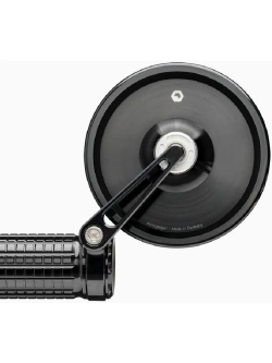 Lusterko motocyklowe uniwersalne Motogadget Mo.view Classic aluminiowe, czarne [długość ramienia: 72 mm]