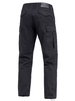 Spodnie motocyklowe tekstylne John Doe Regular Cargo Mono czarne