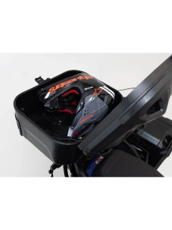 Zestaw: kufer centralny DUSC L + stelaż Adventure-rack SW-Motech BMW R 1300 GS (23-)/ Adventure (24-) [poj.: 41, do oryginalnego mocowania kufra górnego BMW]