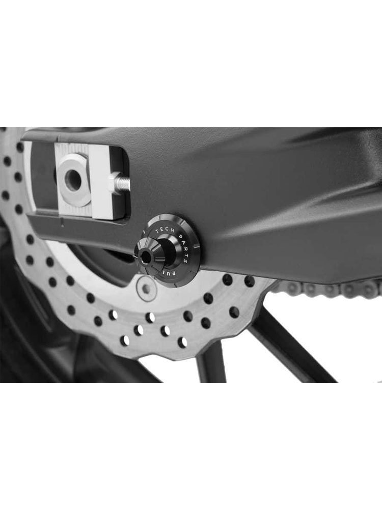 Rolki wahacza PUIG do motocykli Aprilia / Yamaha / Ducati 899/959 Panigale/Monster 821/Triumph (M6 - czarne PRO)