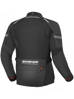 Kurtka motocyklowa tekstylna Shima Alpha czarna