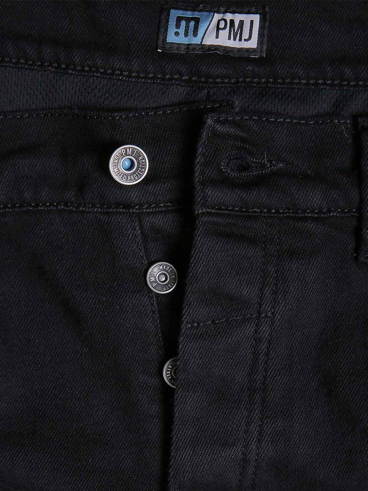 Jeansy motocyklowe PMJ CafeRacer czarne