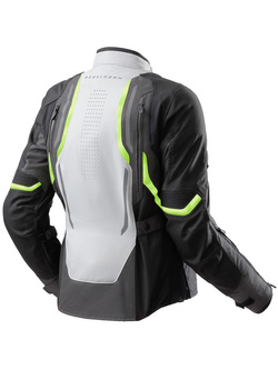 Kurtka motocyklowa damska tekstylna Rebelhorn Hiker IV czarno-szaro-żółta