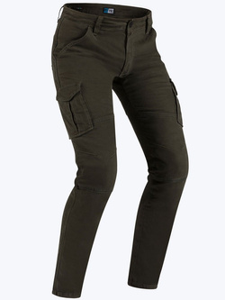 Jeansy motocyklowe PMJ Santiago brązowe