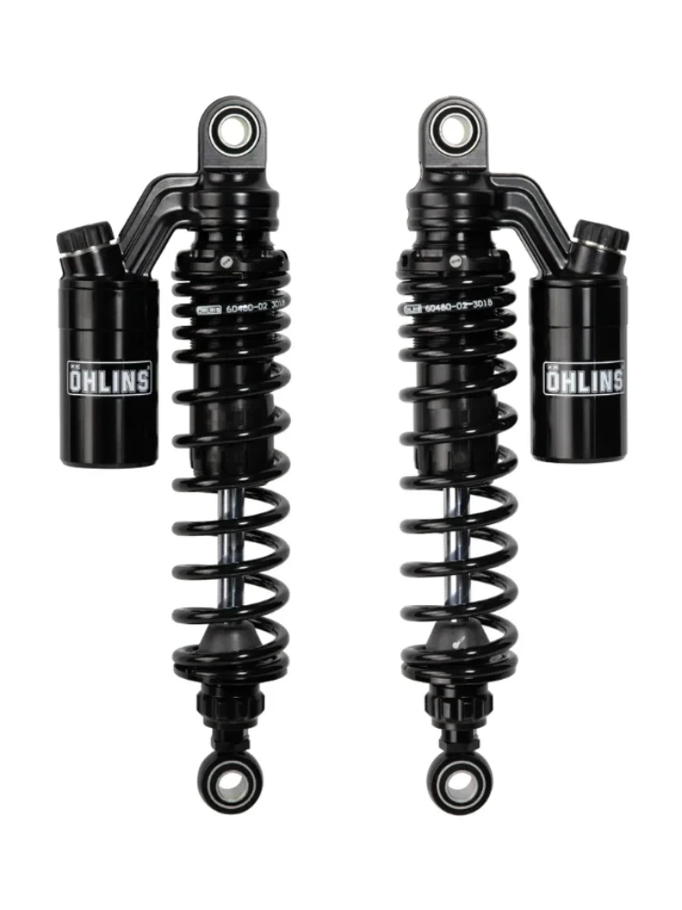 Zestaw amortyzatorów motocyklowych tylnych Ohlins STX36P Twin Blackline Honda/ Kawasaki (wybrane modele)