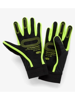 Rękawice cross 100% Brisker Xtreme fluo-czarne