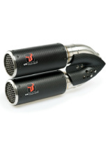 Tłumik motocyklowy IXRACE DC2 Suzuki GSR 750 (11-16)/ GSX-S 750 (17-24) karbonowy, z homologacją