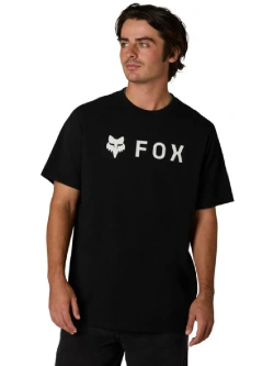 Koszulka z krótkim rękawem FOX Absolute 195 czarno-szara