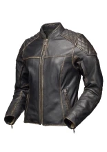Kurtka motocyklowa damska skórzana Modeka Phinix brązowa