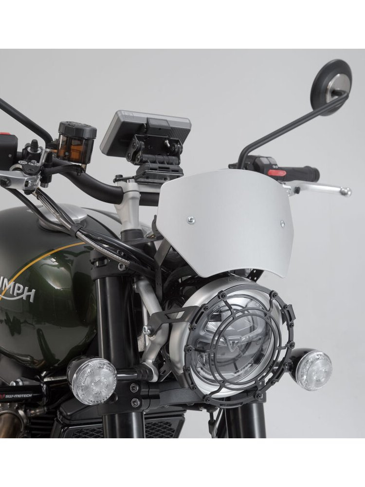 Szyba motocyklowa SW-MOTECH Triumph Scrambler 1200 XC / XE (19-)/ X (25-) szara