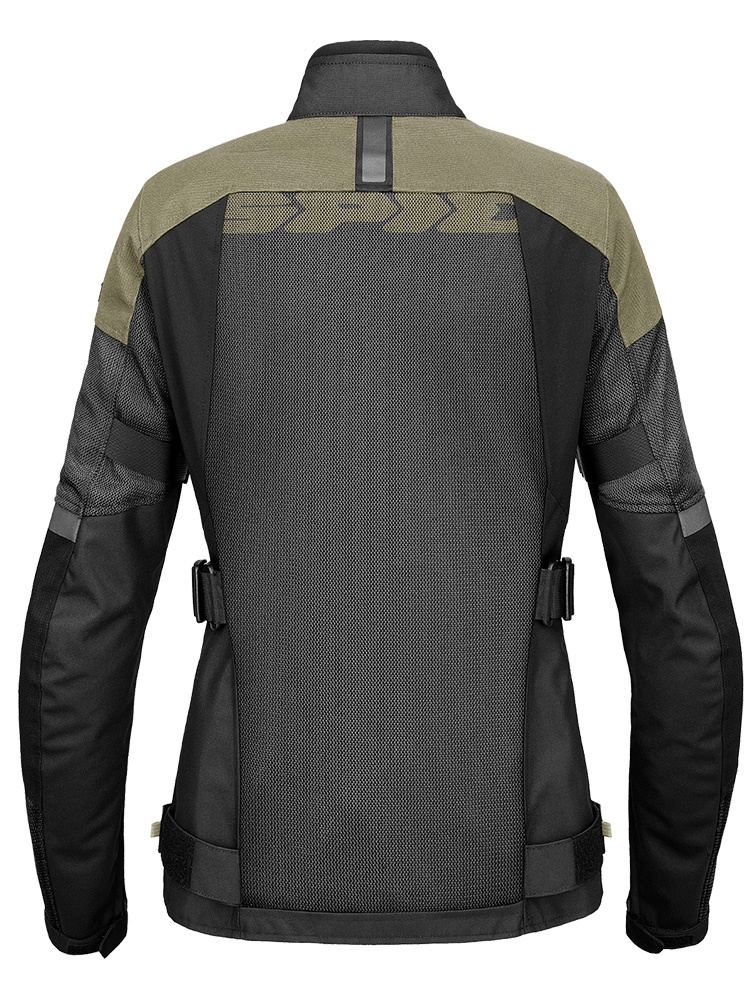 Kurtka motocyklowa damska tekstylna Spidi Tour Net czarno-zielona