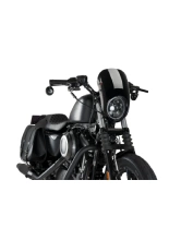 Półowiewka motocyklowa sportowa PUIG Anarchy Harley Davidson Sportster 883 Iron XL883N (09-22) czarna