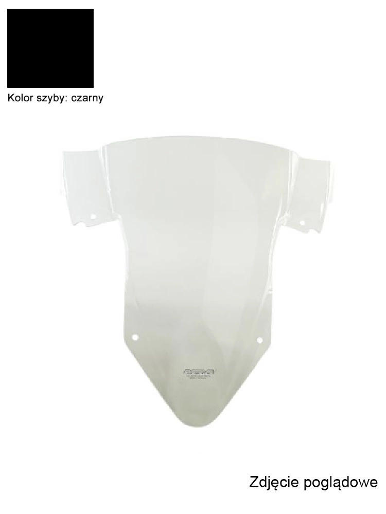 Szyba motocyklowa MRA "SP" BMW S 1000 RR (25-) czarna