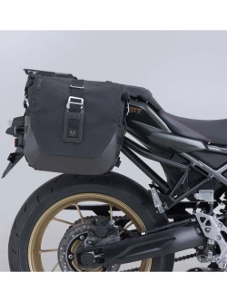 Zestaw sakw bocznych Legend Gear LC2 ze stelażami SW-Motech Suzuki GSX-8T/ TT (25-) czarno-brązowe [poj.: 2 x 13,5 L]