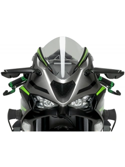 Lusterko motocyklowe PUIG Aileron Kawasaki ZX-6R/ ZX-10R (21-) czarne [montowane na prawą stronę]