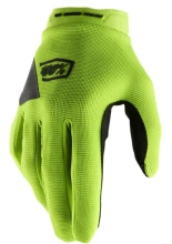 Rękawice cross damskie 100% Ridecamp fluo-czarne