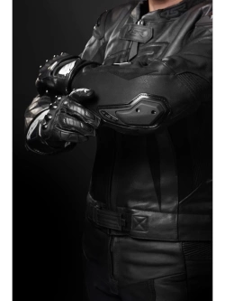 Kombinezon motocyklowy damski dwuczęściowy 4SR RR Black Series AR czarny