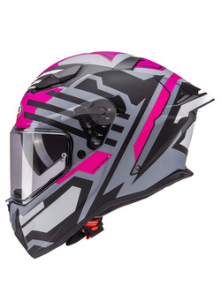 Kask integralny Caberg Drift Evo II Horizon czarno-szaro-różowy