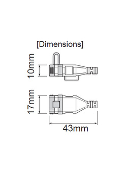 Ładowarka USB typu "C" Daytona Parts mocowana na kierownicy motocykla [1 port]