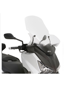 Szyba do skutera GIVI MBK (wybrane modele)/ Yamaha X-Max 125/ 250 (14-17)/ 400 (13 -16) przeroczysta [mocowanie w zestawie]