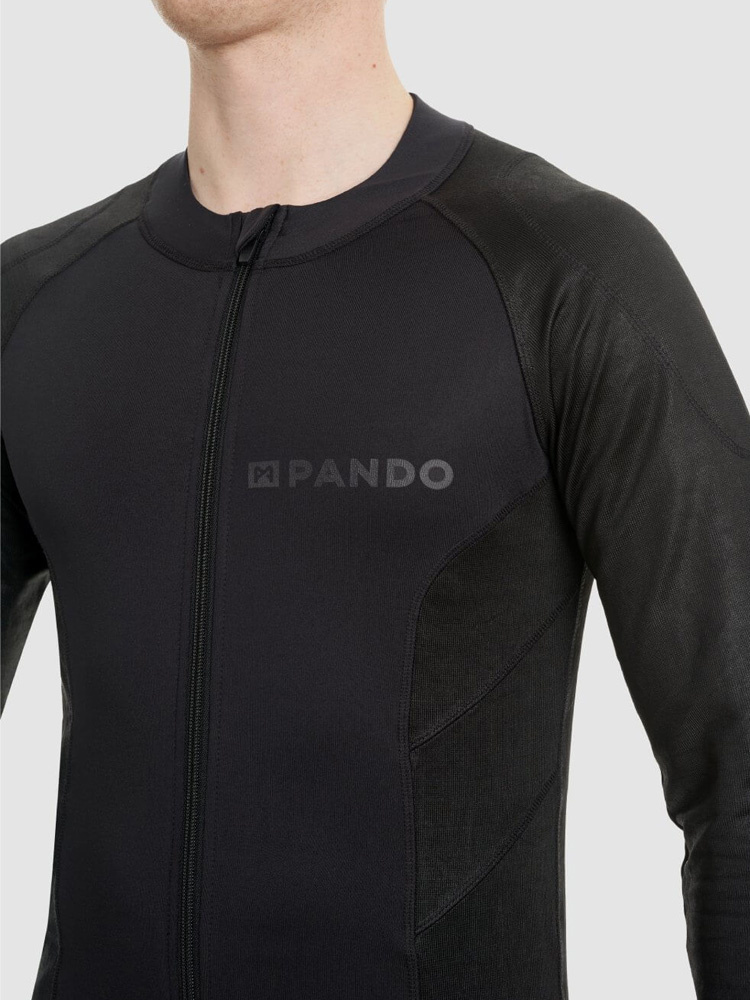 Koszula motocyklowa z ochraniaczami Pando Moto Shell UH 03 czarna