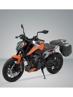 Zestaw: kufer boczny plastikowy URBAN ABS + stelaż SLC SW-MOTECH do KTM 790 Duke (18-)/ 890 Duke / R (19-)[pojemność: 16,5l; na lewą stronę]