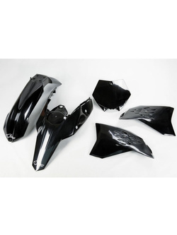 Komplet plastików UFO do KTM SX 125 / SX 250  (07-10), SX 144 (07-08), SX 150 (09-10), SX-F 250 / 450 (07-10) czarny