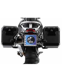 Zestaw: kufry boczne + stelaże Hepco&Becker Xplorer Cutout do BMW R1200GS (04-12) / Adventure (06-13) czarne