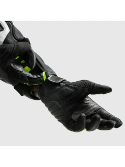 Rękawice motocyklowe letnie Rebelhorn Core czarno-szare-fluo