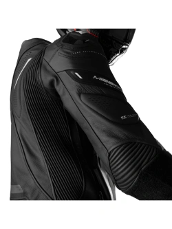 Kurtka motocyklowa skórzana Shima Mission ST G2 czarno-biała