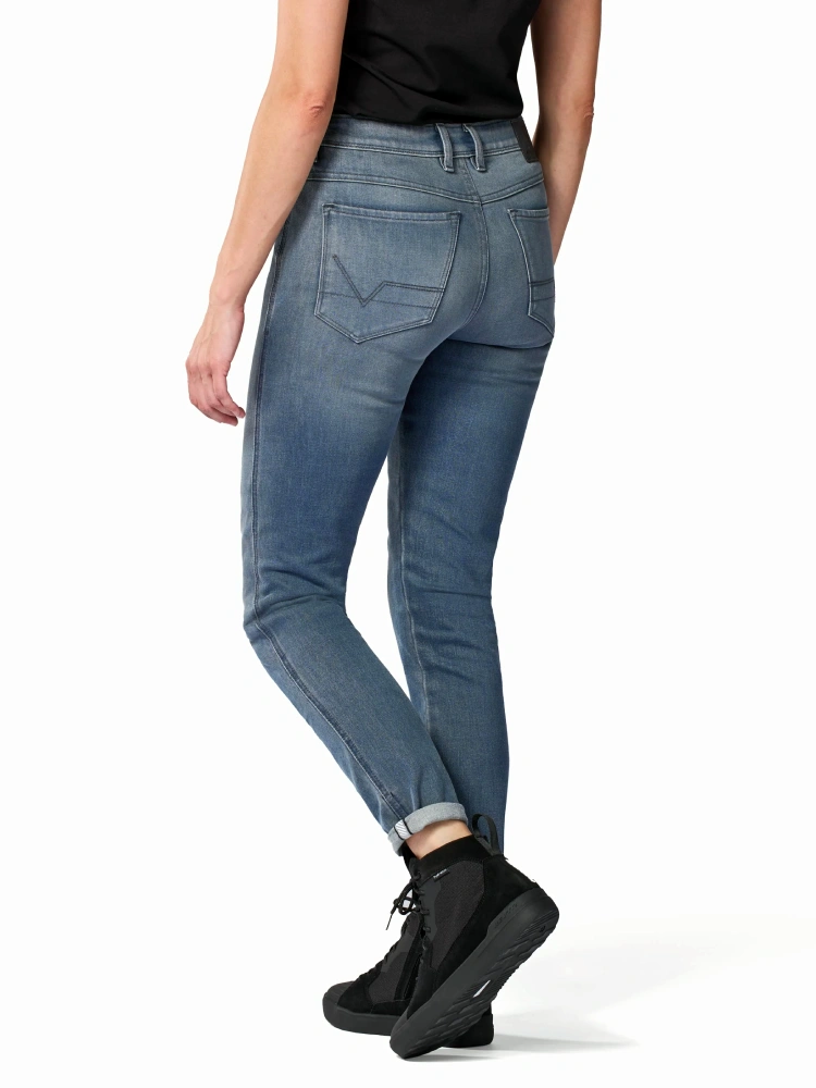 Jeansy motocyklowe damskie REV’IT! Marley SK szare