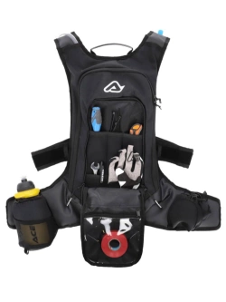 Plecak enduro Acerbis X-Storm Logo z bukłakiem 3 litry, czarno-biały [pojemność: 14.5 l]