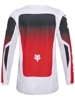 Bluza enduro dziecięca Fox 180 Shield czarno-biało-czerwona