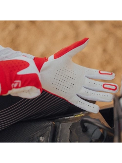 Rękawice cross 100% iTrack czerwone