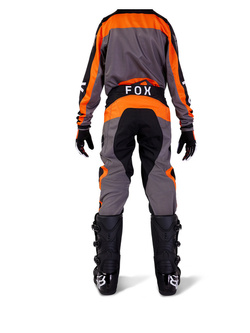 Spodnie cross dziecięce Fox 180 Ballast Junior czarno-szaro-pomarańczowe
